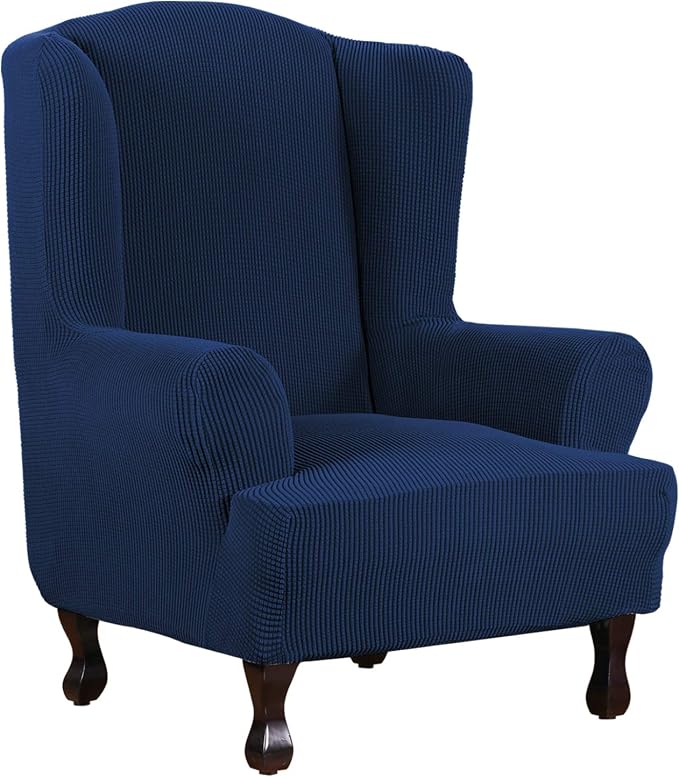 H.VERSAILTEX Wing Chair Slipcover Chair Covers by HVERSAILTEX