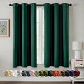 MIULEE Blackout Curtains for Bedroom 2 Panel 40 x 54 Inch Long Hunter Green | by MIULEE
