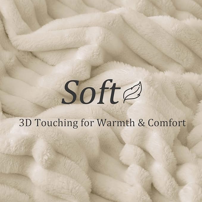 BEDELITE Ribbed Twin Blanket for Couch & Bed, Warm Yet Lightweight, Ribbed - Image 5