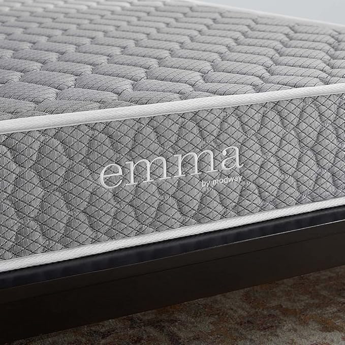 Modway Mila Firm 8" Fiberglass Free Memory Foam King Mattress