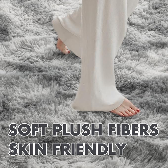 10x14 Ft Extra Large Shag Rugs for Living Room, Ultra Soft Fluffy Furry Area - Image 5
