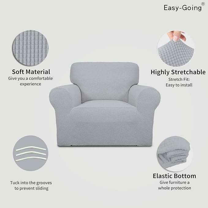 Easy-Going Stretch Chair Slipcover - Image 3