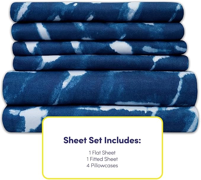 King Size Bed Sheets - 6 Piece 1500 Supreme Collection Fine Brushed Microfiber Deep Pocket King Sheet Set Bedding - 2 Extra Pillow Cases, Great Value, King, Monroe