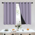 SimpleHome Lilac 100% Blackout Curtains Room Darkening Living Room 36 Inch | by SimpleHome