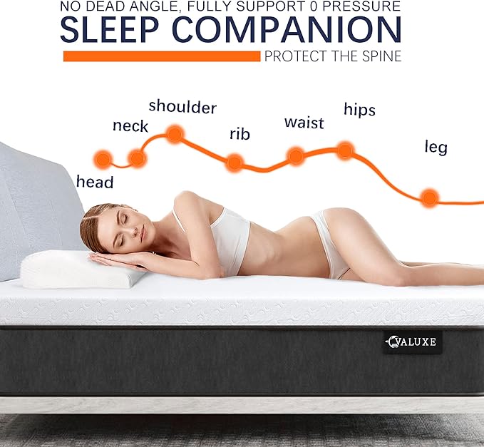 3 Inch Gel Memory Foam Mattress Topper Twin XL Size High Density Cooling Pad Pressure Relief Bed Topper (with Removable & Washable Bamboo Cover)