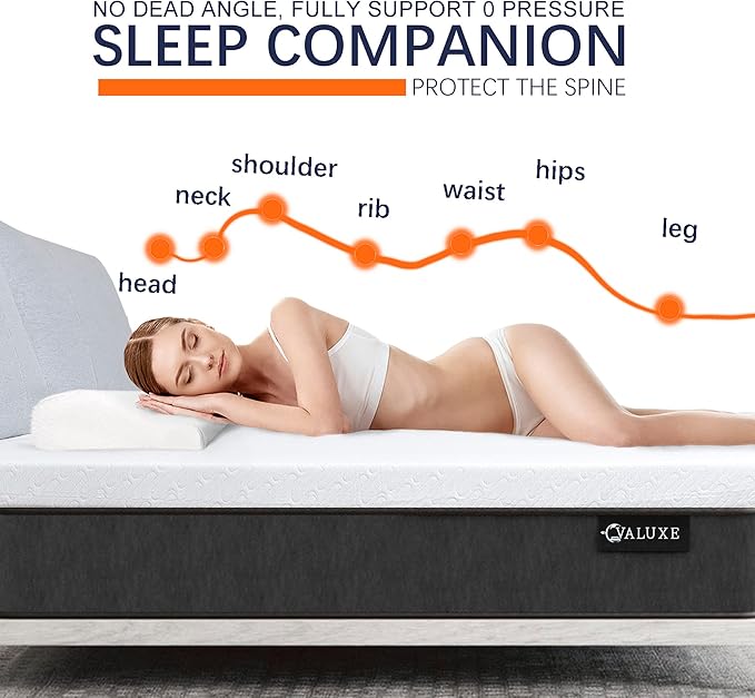 3 Inch Gel Memory Foam Mattress Topper Twin Size High Density Cooling Pad Pressure Relief Bed Topper (with Removable & Washable Bamboo Cover)
