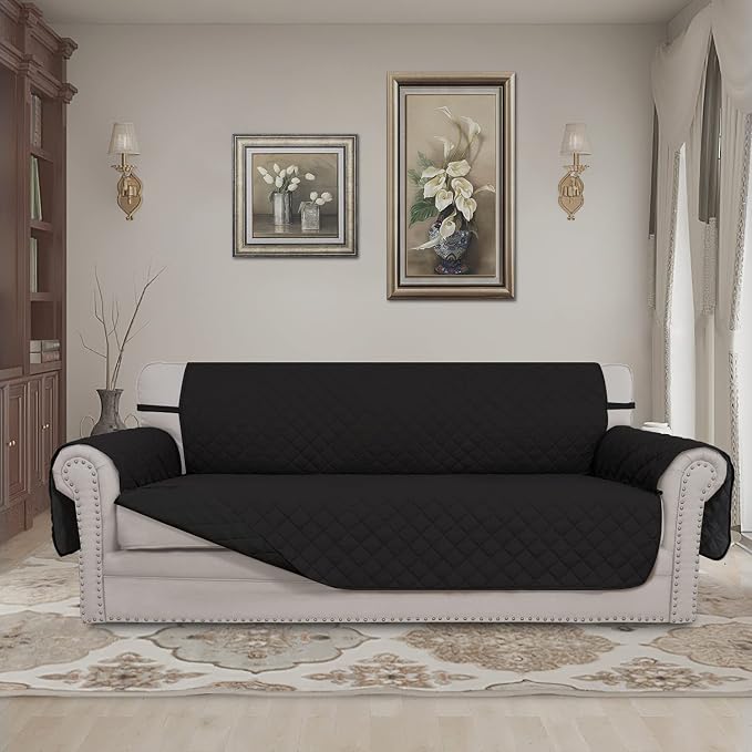 Easy-Going Reversible Couch Cover, 3 Cushion Sofa, Water Resistant Furniture Mat - Image 2
