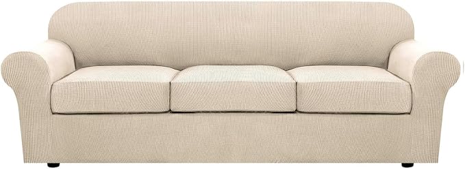 H.VERSAILTEX 4 Piece Stretch Sofa Covers by HVERSAILTEX