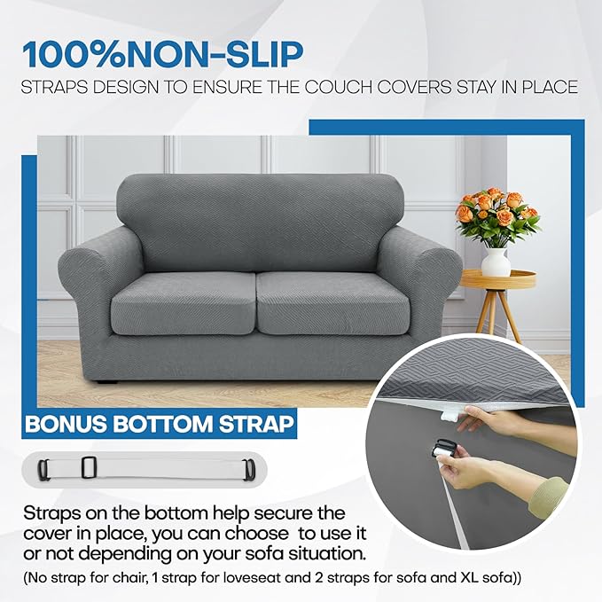 XINEAGE 2026 New 3 Pieces Couch Covers - Image 7