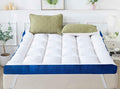 WhatsBedding 5 Inch Memory Foam Twin Mattress Topper 100% Cotton Top, Filled with Breathable & Soft Memory Foam Pillow Top,4 Elastic Straps, 75x39x5 Inch, Twin