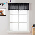 2 Panels Black Valance by OVZME