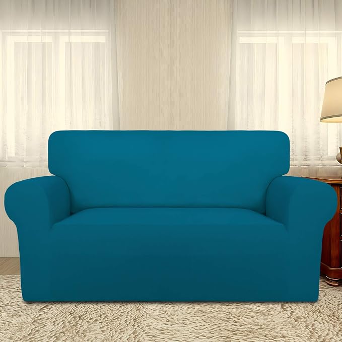 PureFit Stretch Loveseat Covers Fleece Couch Covers - Image 2