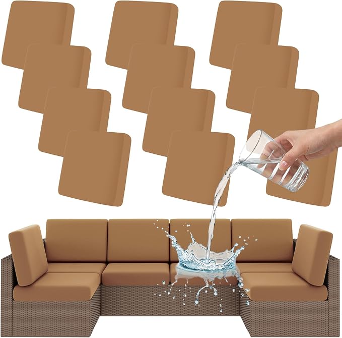Smiry Waterproof Patio Cushion Covers, Stretch Outdoor Furniture Covers | Couch by Smiry