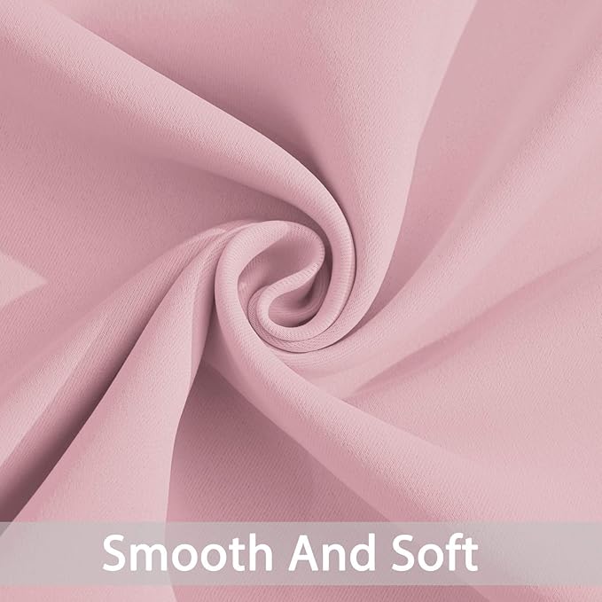 Yakamok Room Darkening Curtains 62x84 inch Long Pink-Living Room | 2 panels - Image 5