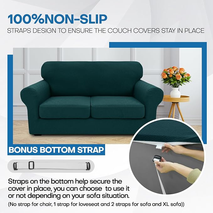 XINEAGE 2026 New 4 Pieces Couch Covers - Image 7
