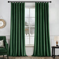 MIULEE Velvet Curtains 50W x 108L 2 Panels Hunter Green Blackout Curtains | by MIULEE