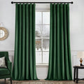 MIULEE Velvet Curtains 50W x 84L 2 Panels Hunter Green Blackout Curtains | by MIULEE