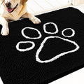 OLANLY Dog Door Mat for Muddy Paws 32x20, Paw Print Design Chenille Mud Mat | by OLANLY