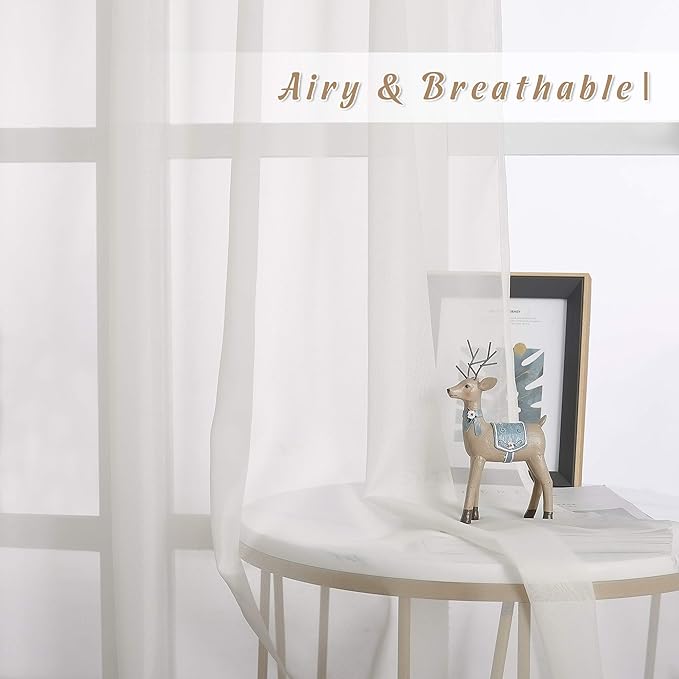 NICETOWN Voile Sheer Window Curtains - Image 3
