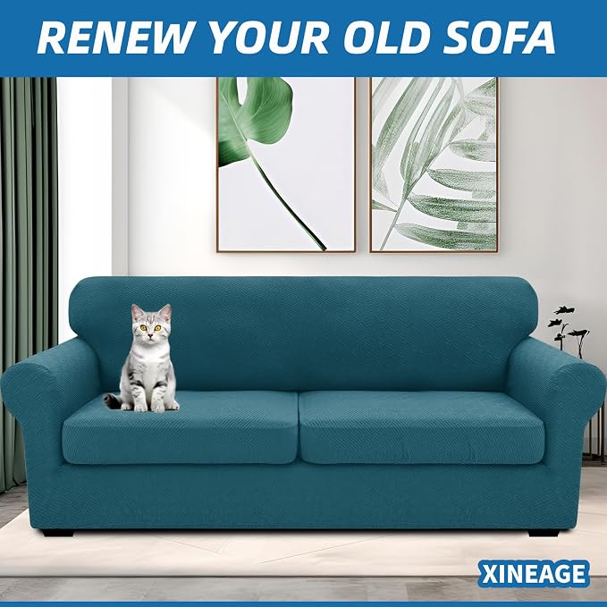 XINEAGE New 3 Pieces Couch Covers - Image 4