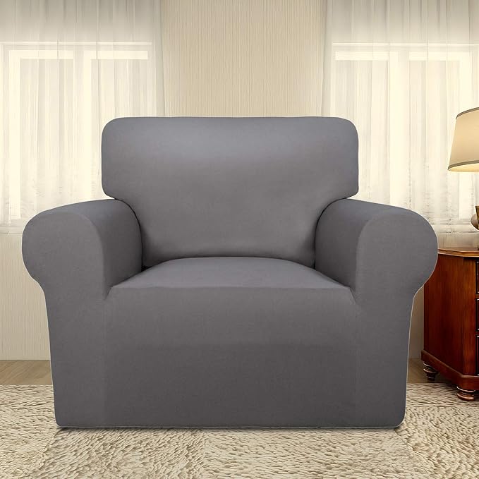 PureFit Stretch Chair Covers Fleece Couch Covers - Image 2