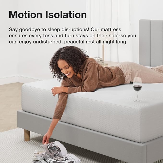 Novilla 12 Inch Full Size Mattress in a Box, Gel Memory Foam Mattress for Cooling Night Sleep & Pressure Relief, CertiPUR-US Certified