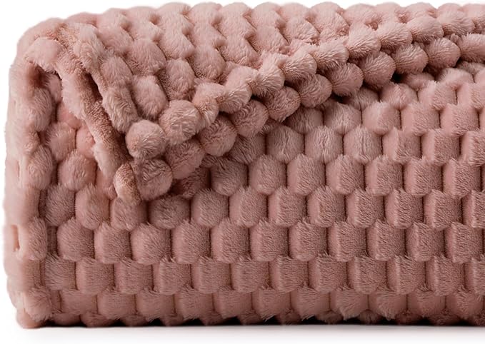 BEDELITE Dusty Pink Throw Blanket - Image 2