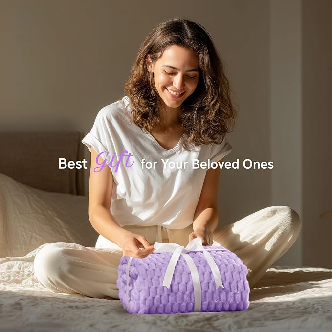 BEDELITE Lavender Throw Blanket - Image 2