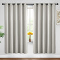 Yakamok Room Darkening Curtains 62x72 inch Length Light Beige-Living Room | 2 by Yakamok