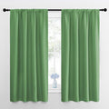 NICETOWN Window Curtains for Bedroom, Froest Green, 2 Panels, W42 x L48 -Inch by NICETOWN