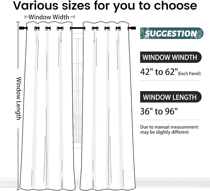 SimpleHome 100% Blackout Curtains - Image 2