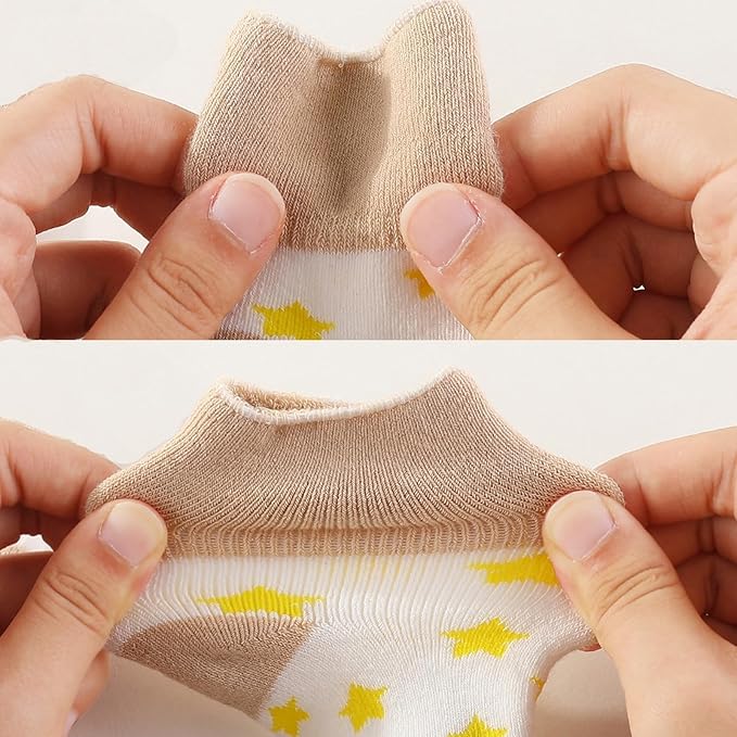 Unisex Baby Terry Socks 5-Pack for Baby boy and girl 0-12 Months Warm Cotton Socks