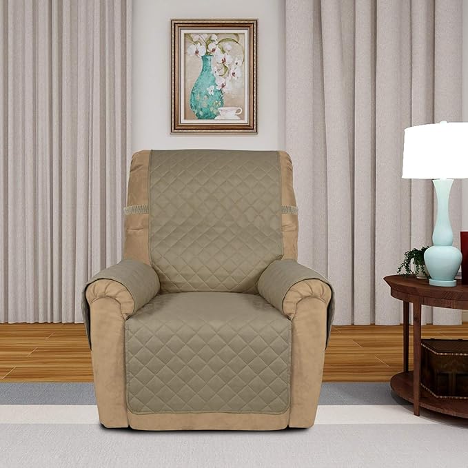 PureFit Reversible Recliner Chair Covers Couch Covers - Image 2