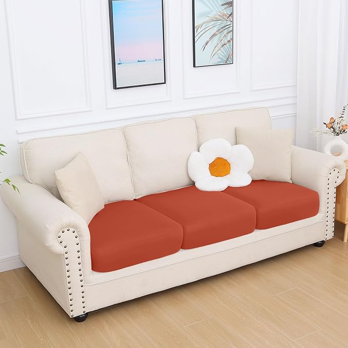 Milk Silk Couch Cushion Covers, Sofa Covers - Image 7