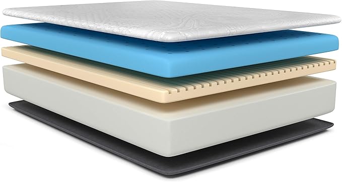 Queen Mattress America Revive Gel Memory Foam Mattress Fiberglass Free, 12 Inch , Queen