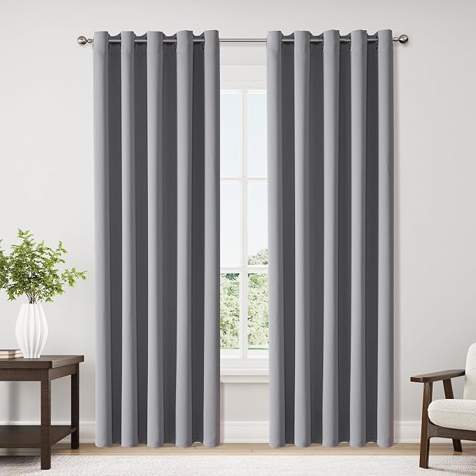 ChrisDowa Blackout Curtains for Bedroom and Living Room 70 Inches Wide | 2 by ChrisDowa