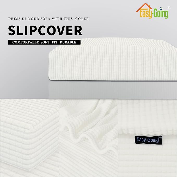 Easy-Going Stretch 1 Piece Oversized Couch Cushion Cover - Image 3