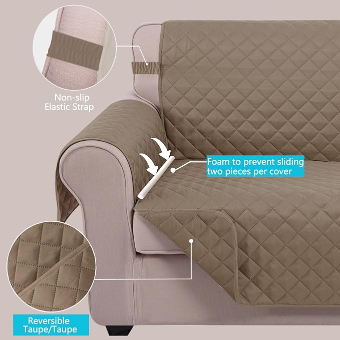 U-NICE HOME Loveseat Sofa Cover - Image 4