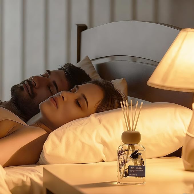Luxury Hotel Scent Reed Diffuser 100ml (3.38oz) | No.1898 Hotel Collection Diffuser Oil Inspired by Ritz Carlton | Home, Bathroom & Office Decor | Long-Lasting Room Freshener Gift Set