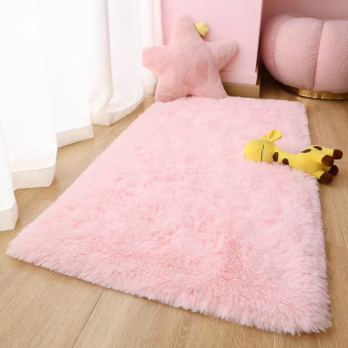 Chicrug Soft Runner Rug for Bedroom Living Room Plush Fluffy Rugs 2x4 | Shag - Image 5