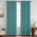 MIULEE 100% Blackout Linen Curtains by MIULEE
