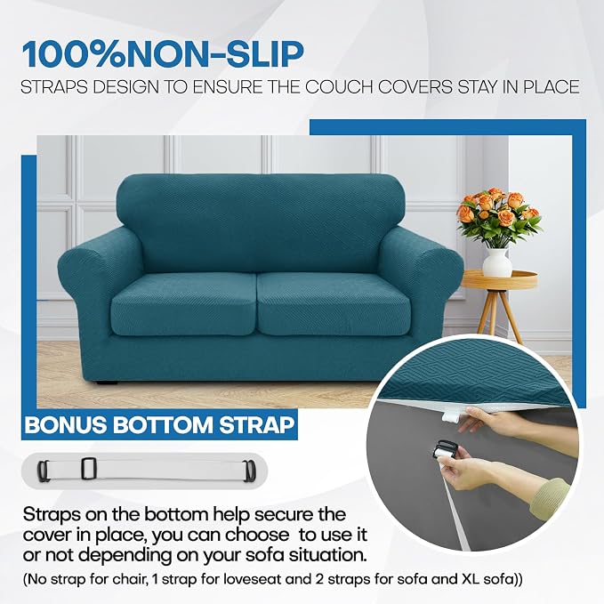 XINEAGE New 3 Pieces Couch Covers - Image 7