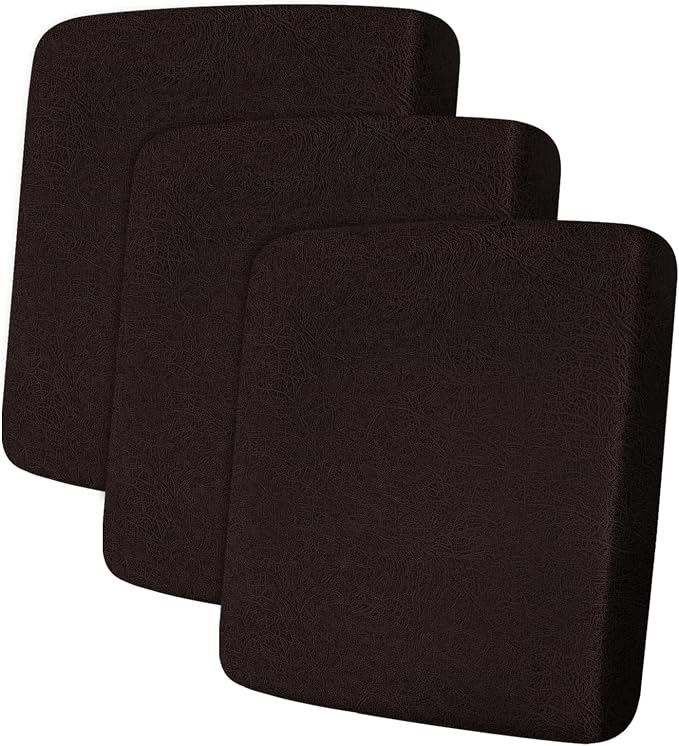 ANARACHON Leather Look Couch Cushion Covers Sofa Seat Slipcovers Sets Couches by ANARACHON