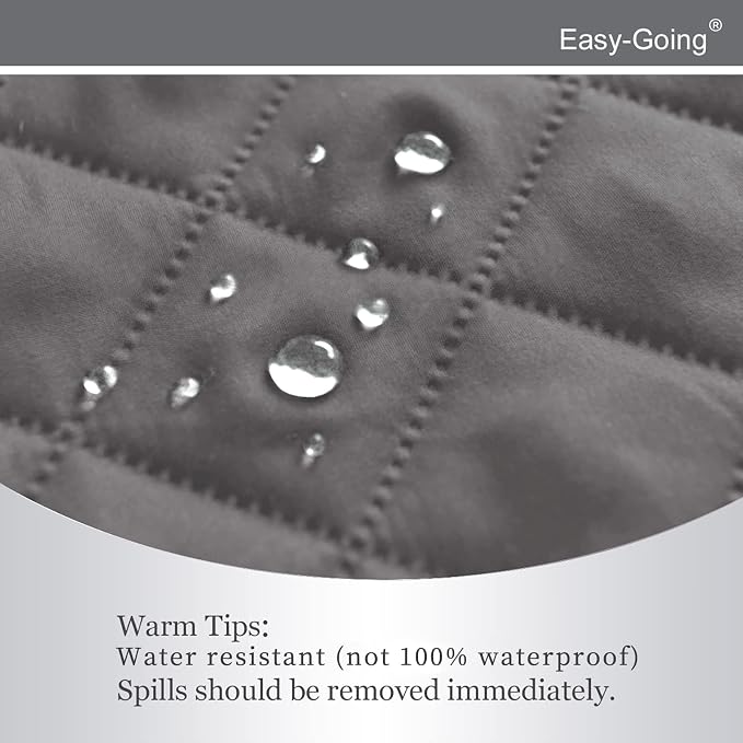 Easy-Going Reversible Couch Cover, Recliner 22 in, Water Resistant Furniture Mat - Image 4