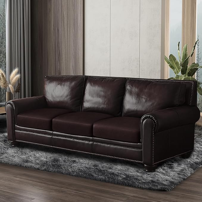 ANARACHON Leather Look Couch Cushion Covers Sofa Seat Slipcovers Sets Couches - Image 8