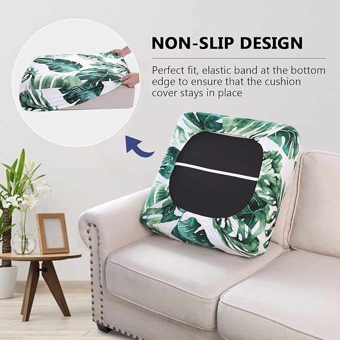Printed Couch Cushion Covers, Sofa Covers Washable - Image 3