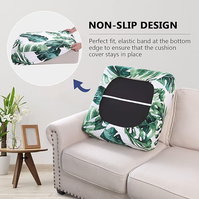Printed Couch Cushion Covers, Sofa Covers Washable - Image 3