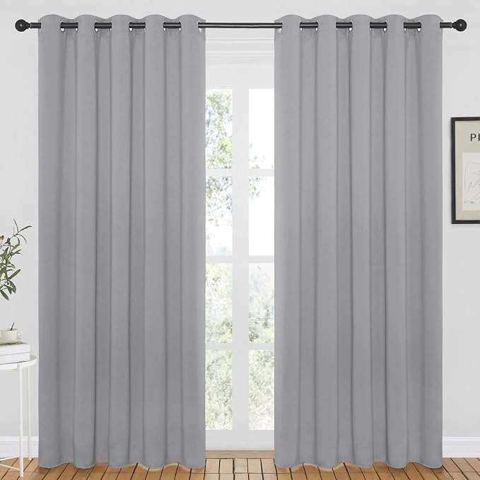 NICETOWN Blackout Curtain Drape 84 inches Length by NICETOWN