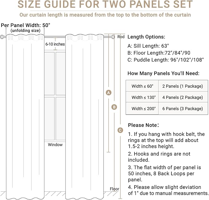 Linen Textured Total Blackout Curtains - Image 3