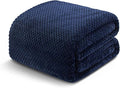 Exclusivo Mezcla Soft Waffle Fleece Bed Blanket Queen Size, Cozy Flannel by ExclusivoMezcla